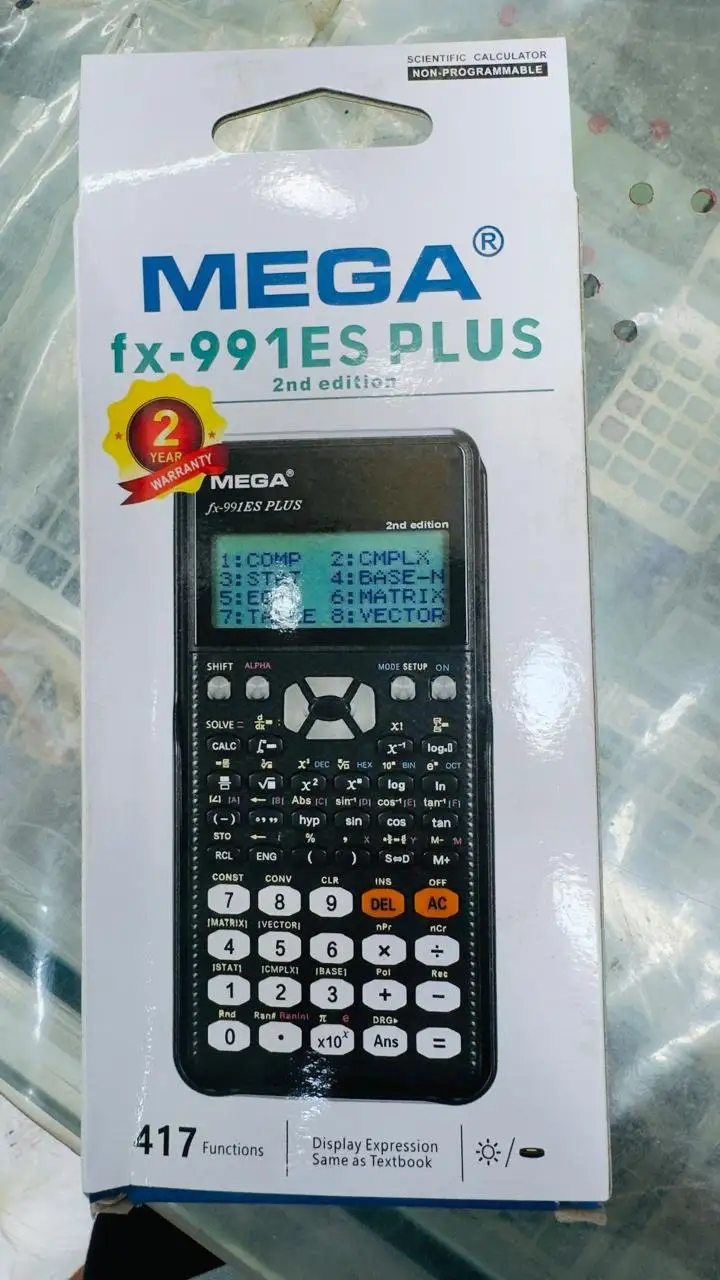 MEGA fx-991ES PLUS 2nd Edition Scientific Calculator 2