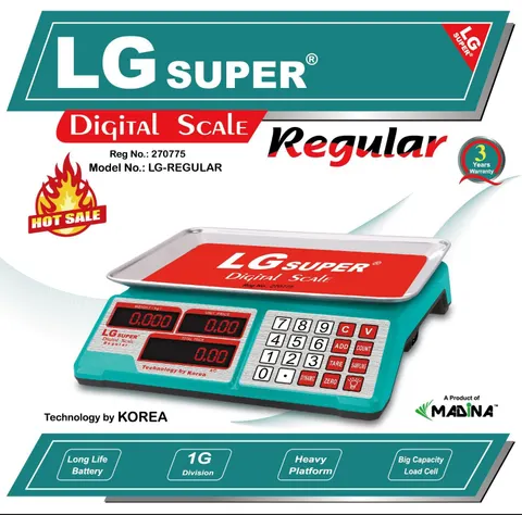LG Super 10kg/1g-Regular-Digital Scale