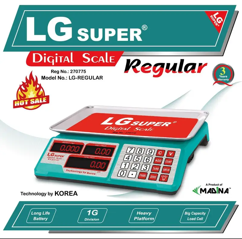 LG Super 10kg/1g-Regular-Digital Scale 1