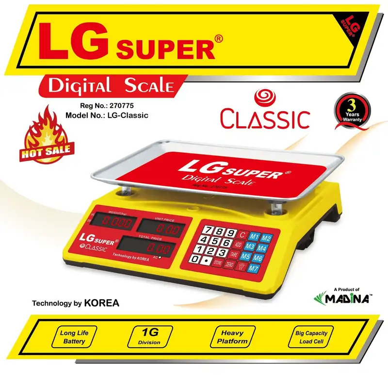 LG Super 10kg/1g-Classic-Digital Scale 1