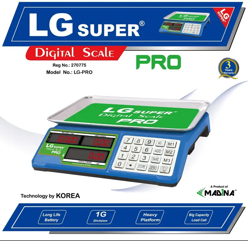 LG Super 10kg/1g-PRO-AC-Digital Scale 1