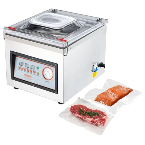 VEVOR DZ-260C Chamber Vacuum Sealer 320mm (320W, Stainless Steel)