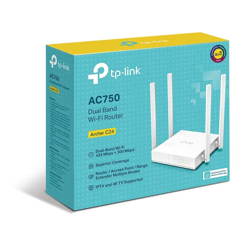 TP-Link Archer C24 AC750 Dual Band Wi-Fi Router 4
