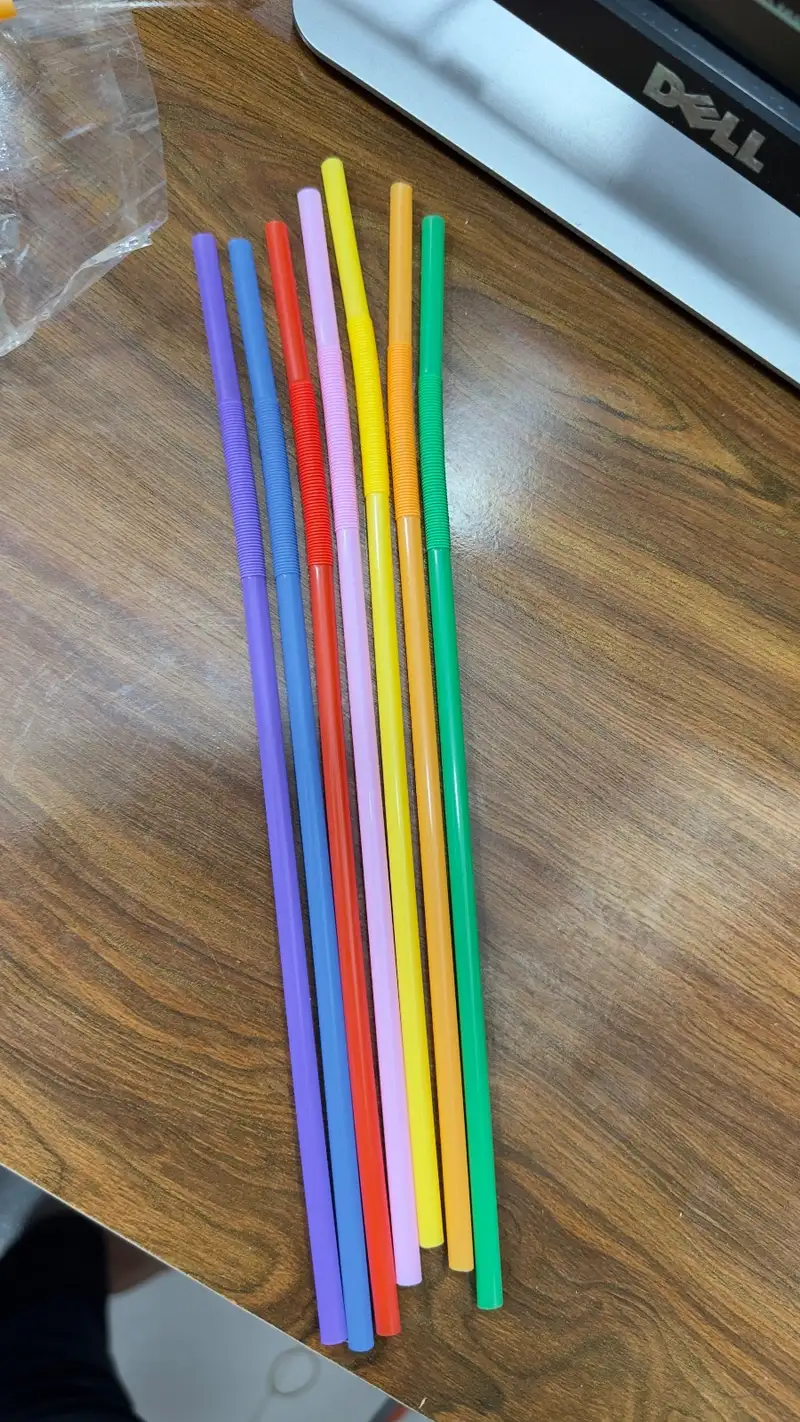 Flexible Drinking Straws (100 Pcs) 3
