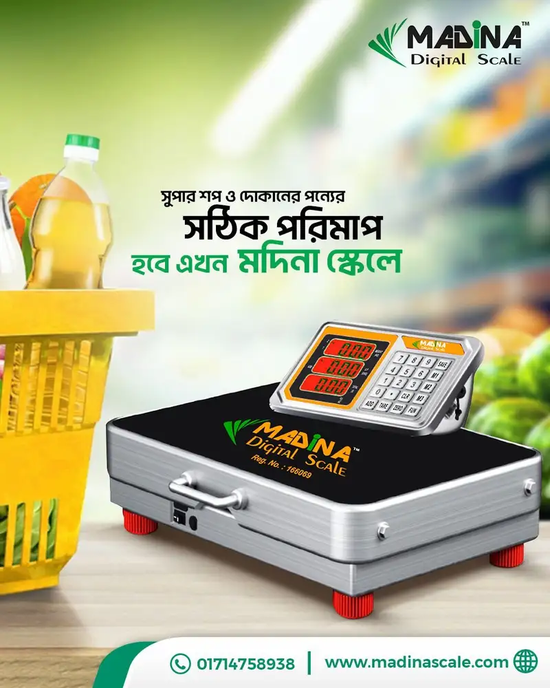 Madina 500kg/50g-Wirless-Platform Scale 1