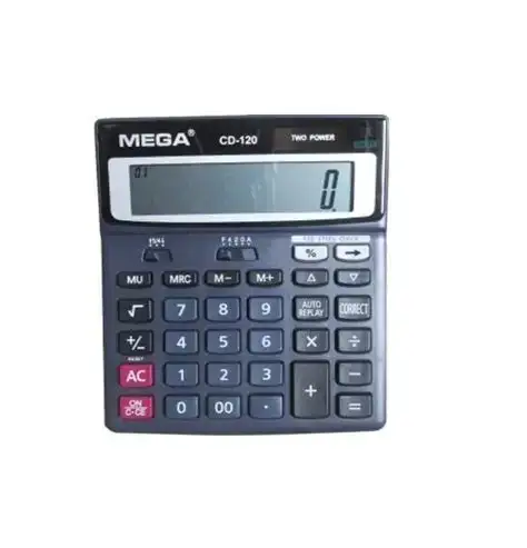 MEGA CD-120 12-Digit Desktop Electronic Calculator 2