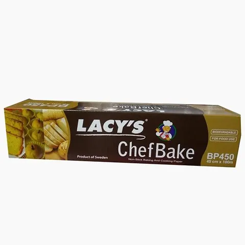 Lacy’s ChefBake Non-Stick Baking and Cooking Paper BP450 (45 cm × 100 m)