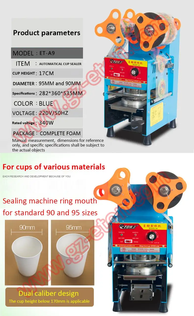 ETON Automatic Cup Sealing Machine ET-A9 6