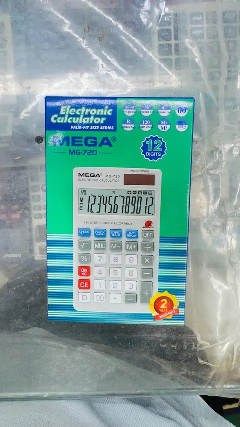 MEGA Electronic Calculator MG-720
