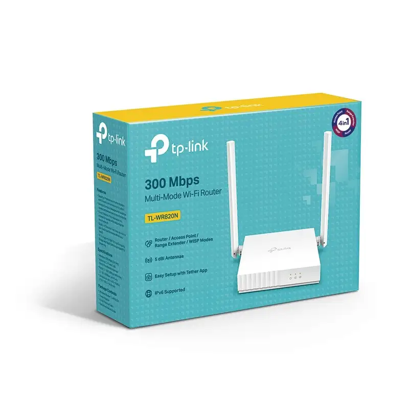TP-Link TL-WR820N 300Mbps Wi-Fi Router 4