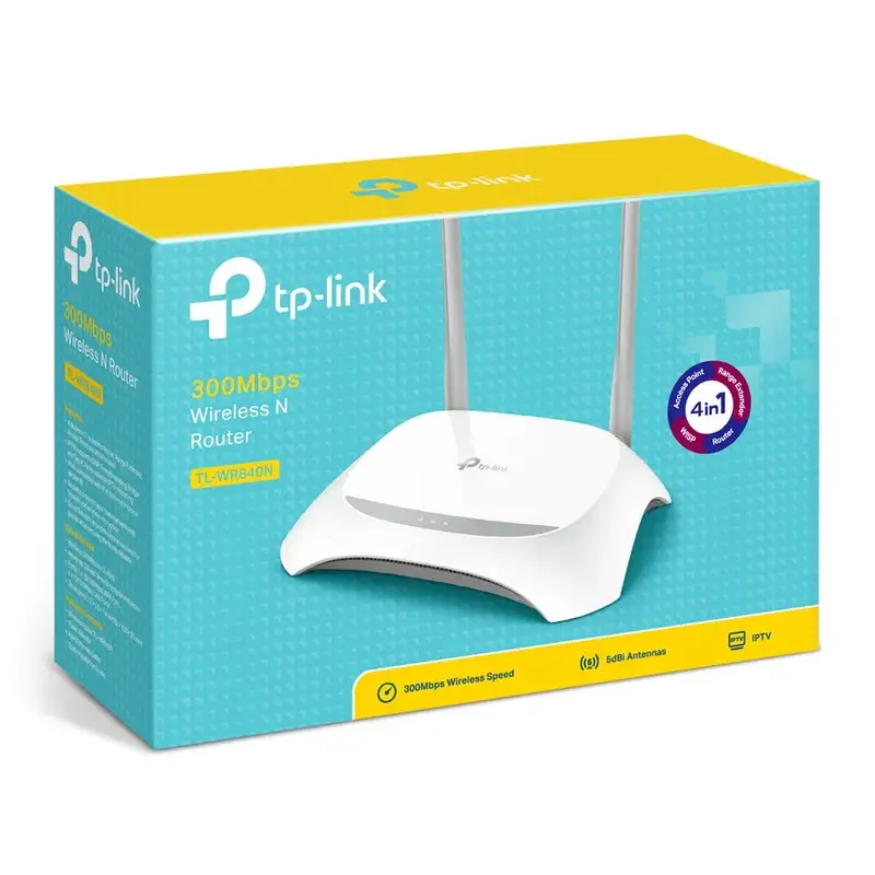 TP-Link TL-WR840N 300Mbps Wi-Fi Router 4