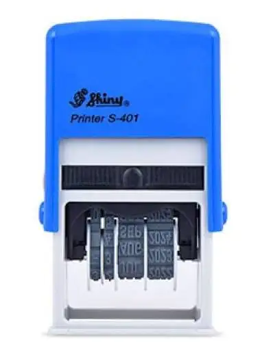 Shiny S-401 Self-Inking Date Stamp 2